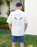 LA SIESTA OVERSIZE T-SHIRT - WHITE