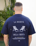 LA SIESTA OVERSIZE T-SHIRT - NAVY