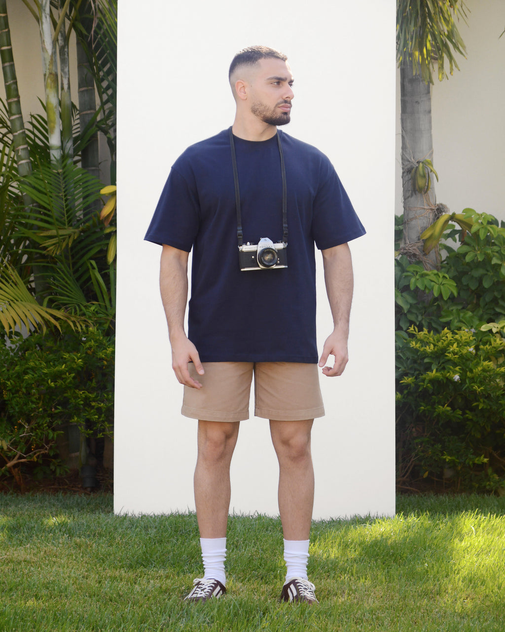 LA SIESTA OVERSIZE T-SHIRT - NAVY